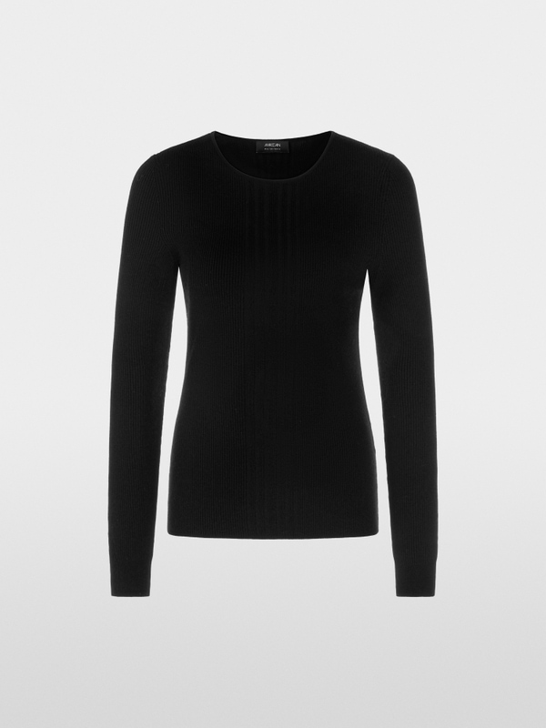 Pull en maille côtelée « Rethink Together »