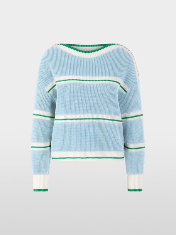 Pull à rayures tricoté en Allemagne