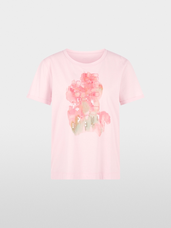 Cotton T-shirt with appliqué