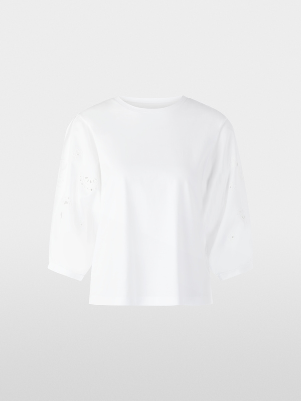 Shirt with 3/4 balloon sleeves