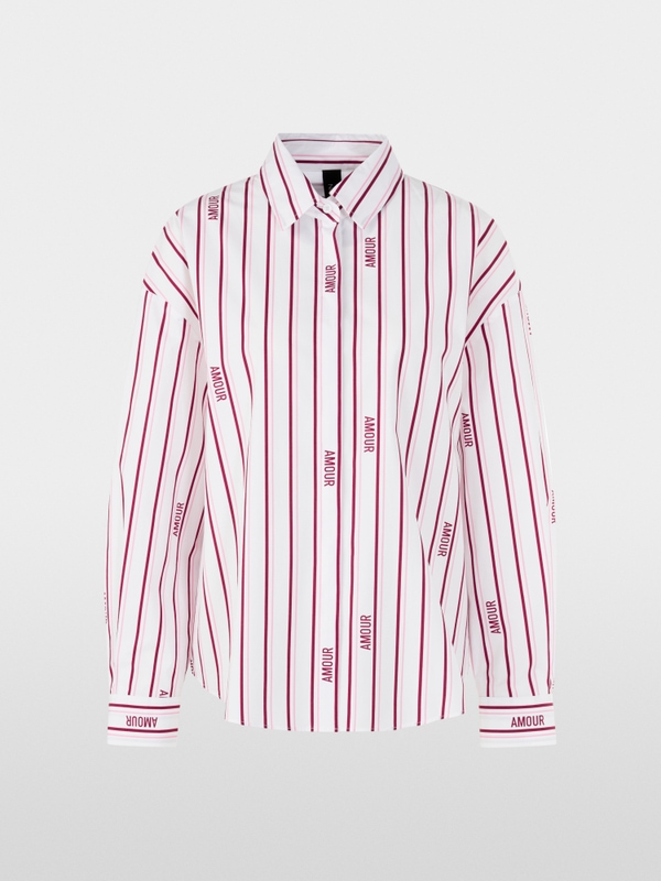 ‘Rethink Together’ striped blouse