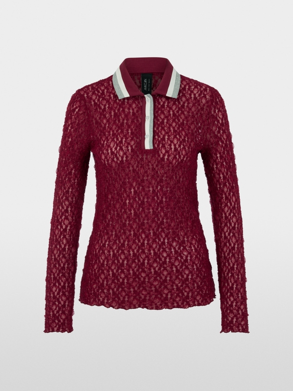 Polo avec dentelle