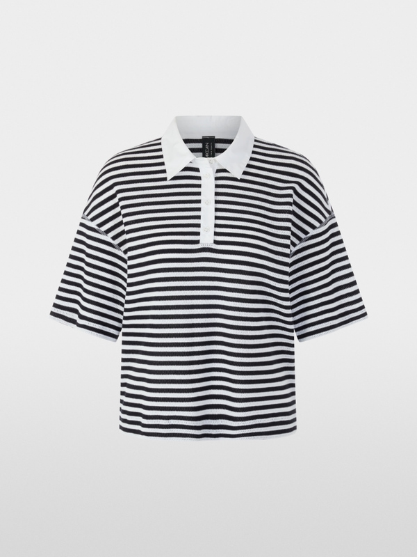 Striped polo shirt
