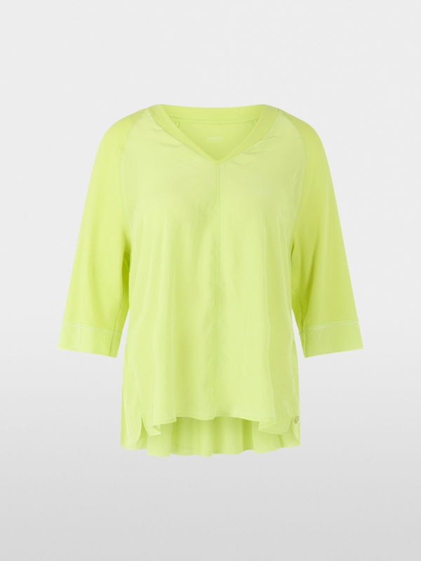 Blouse shirt with 3/4 raglan sleeves