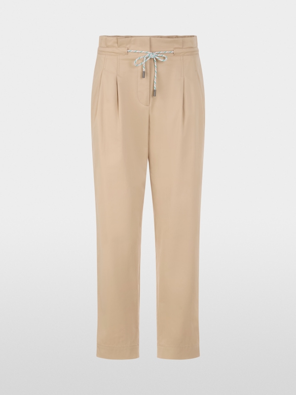 FAQUS paperbag trousers with high waist