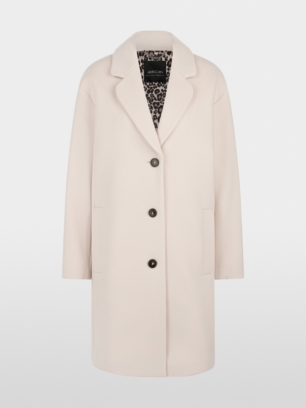 Manteau en laine vierge et cachemire