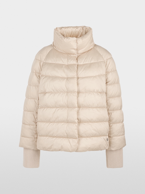 Quilted jacket with synthetic down
