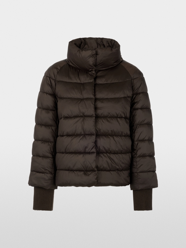 Quilted jacket with synthetic down