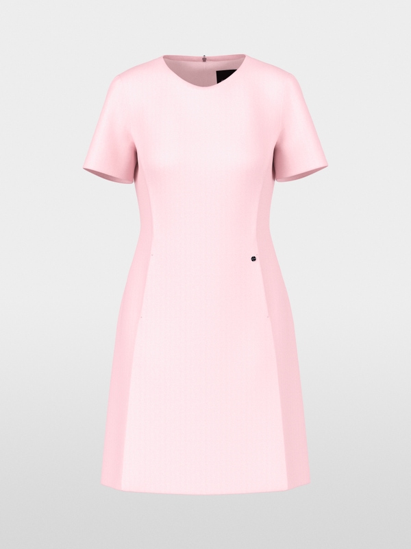 Stretch viscose mini dress