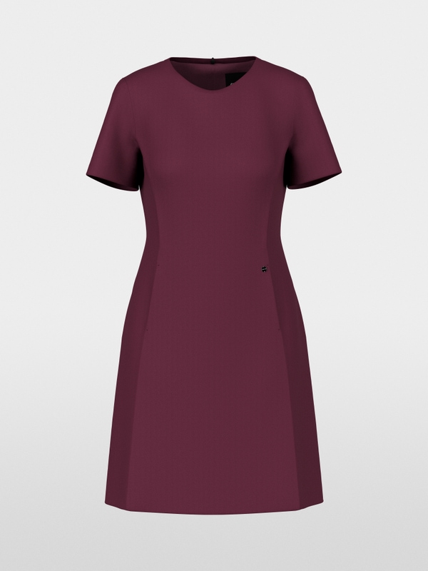 Stretch viscose mini dress