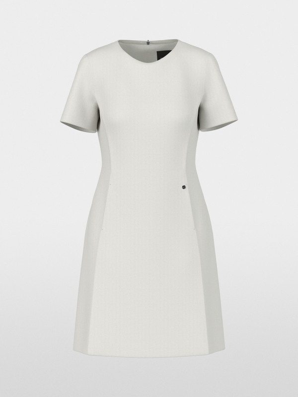 Stretch viscose mini dress