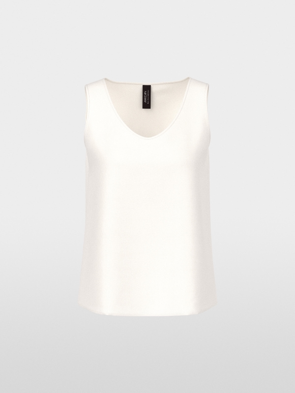 Shiny silk top