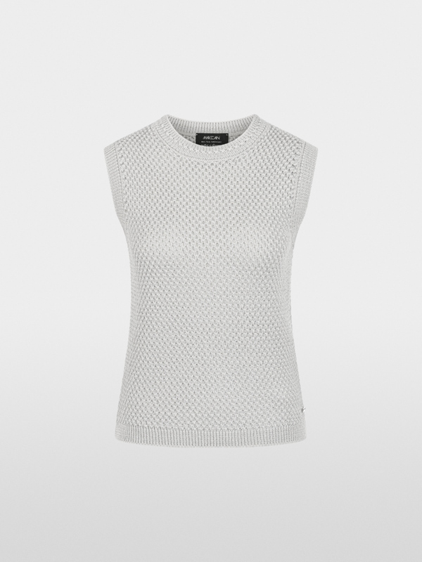 ‘Knitted in Germany’ pearl knit top