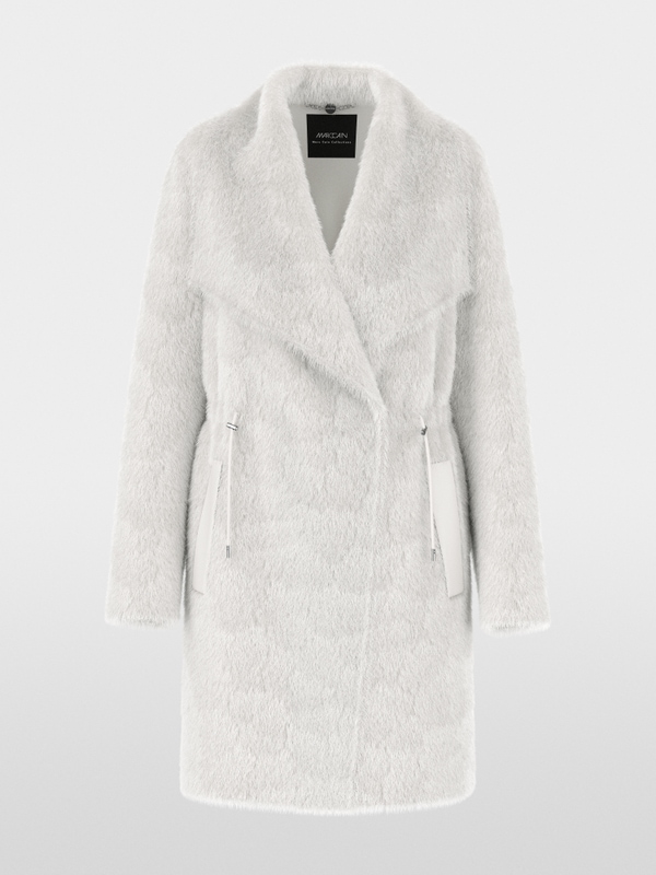 Luxurious faux fur coat