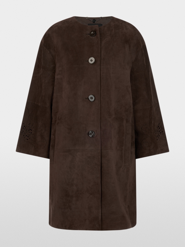 Suede coat