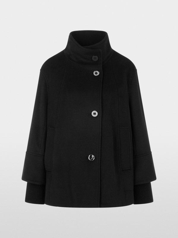 Veste d'extérieur à col montant