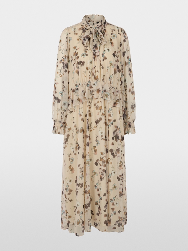 Floral dress with flounces