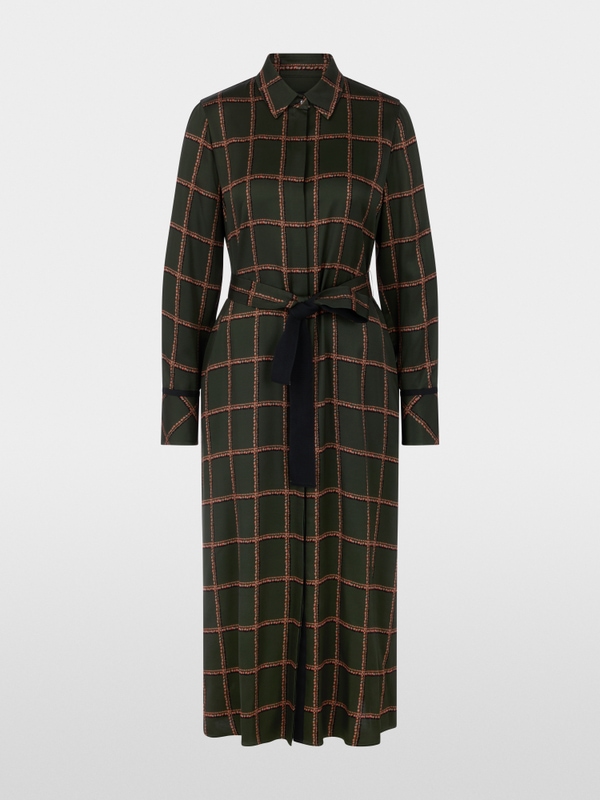 Printed viscose dress
