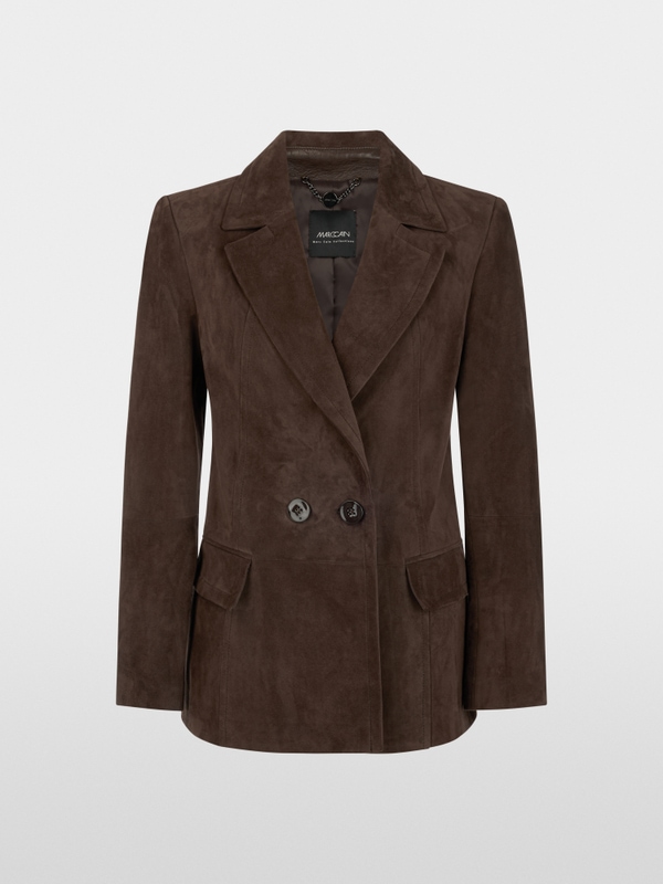 Suede blazer