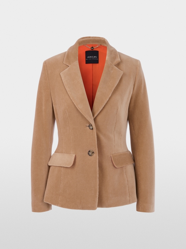 Soft fine corduroy blazer