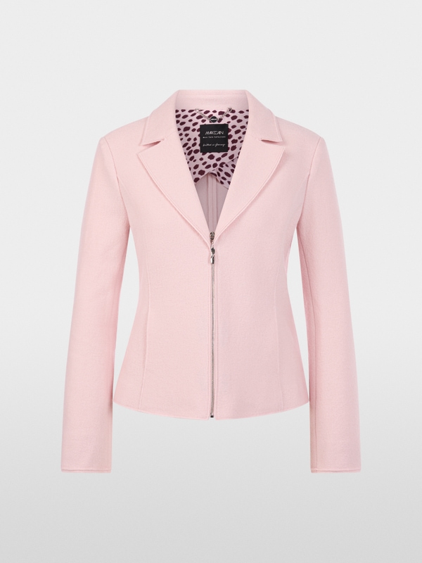‘Knitted in Germany’ fitted blazer
