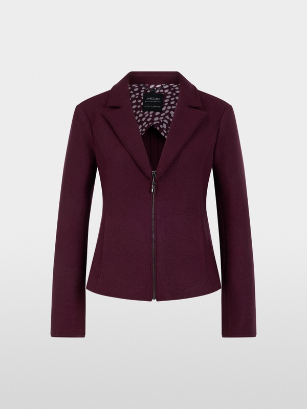 ‘Knitted in Germany’ fitted blazer