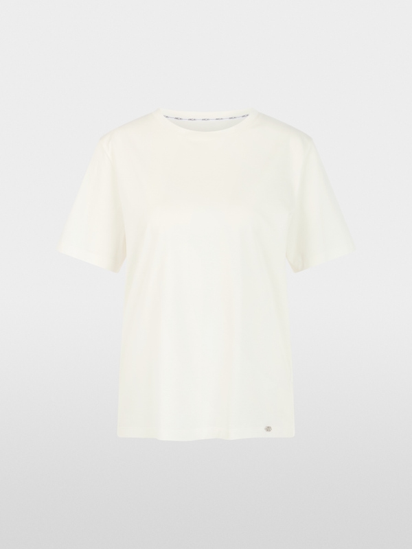 T-shirt with leopard print on the back