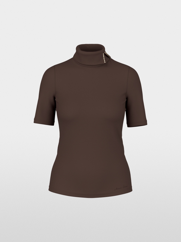 Stretch cotton shirt