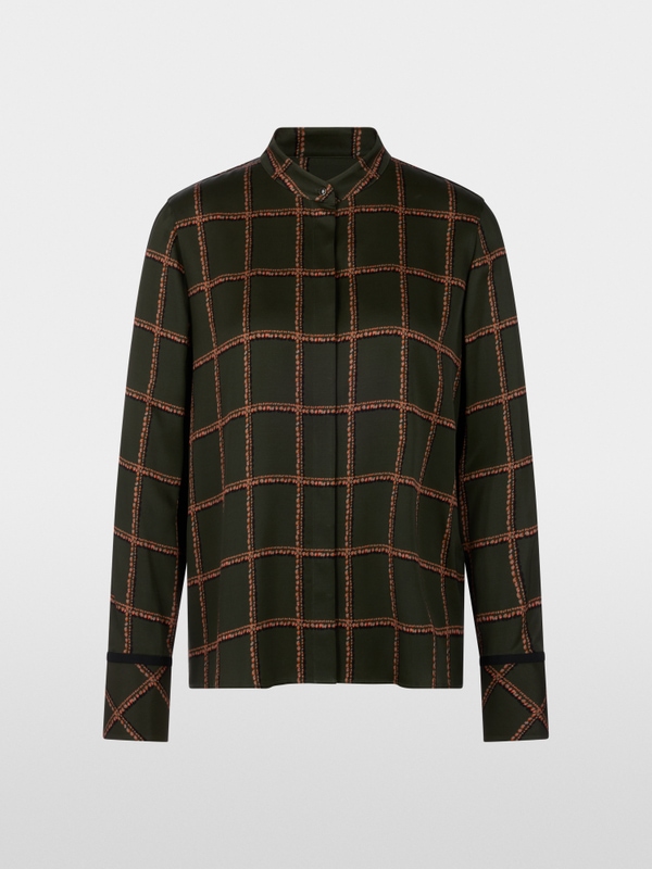 Printed viscose blouse