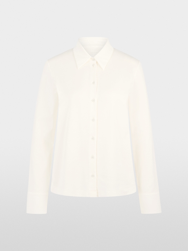 Stretch cotton shirt blouse