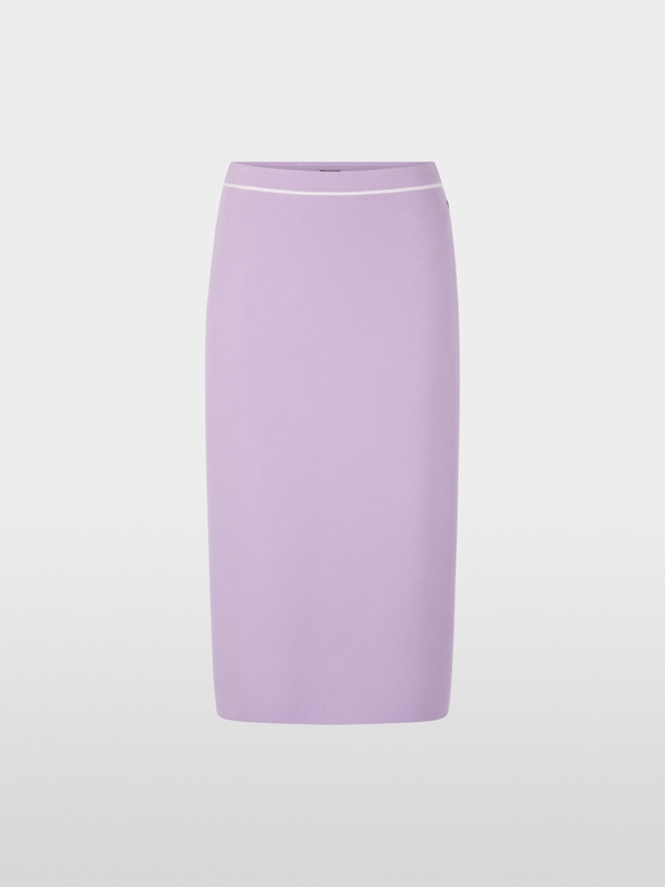 “Knitted in Germany” calf-length skirt