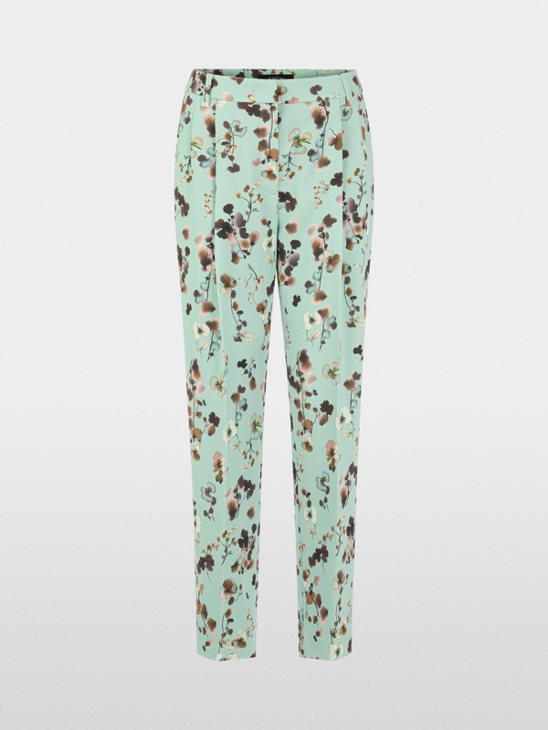 Faqus floral print trousers