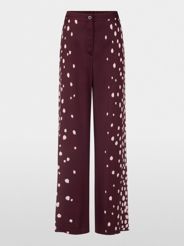 WARRI flowing trousers with polka dots