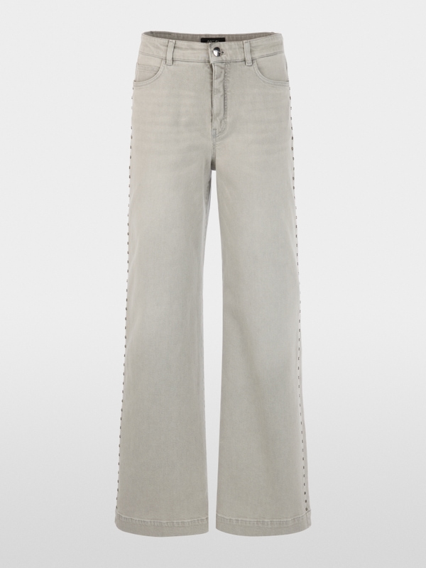 WARRI wide jeans with stud detailing
