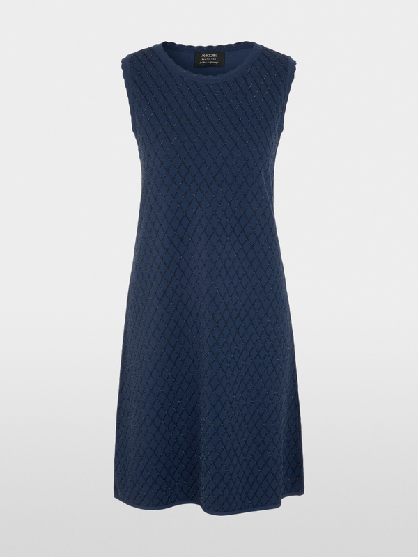 ‘Knitted in Germany’ dress with lurex