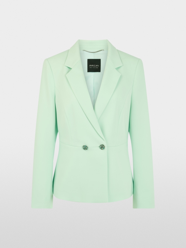 Double-breasted fancy buttons blazer