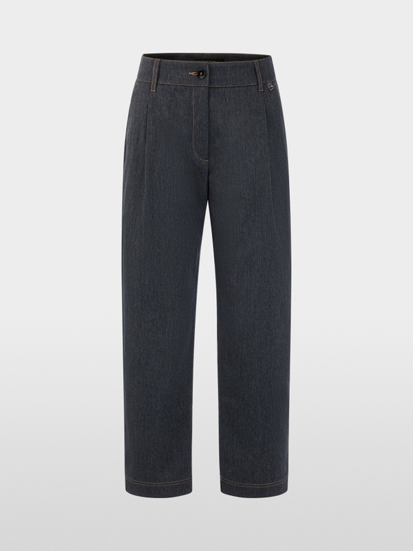 WELS wide fit pleated trousers
