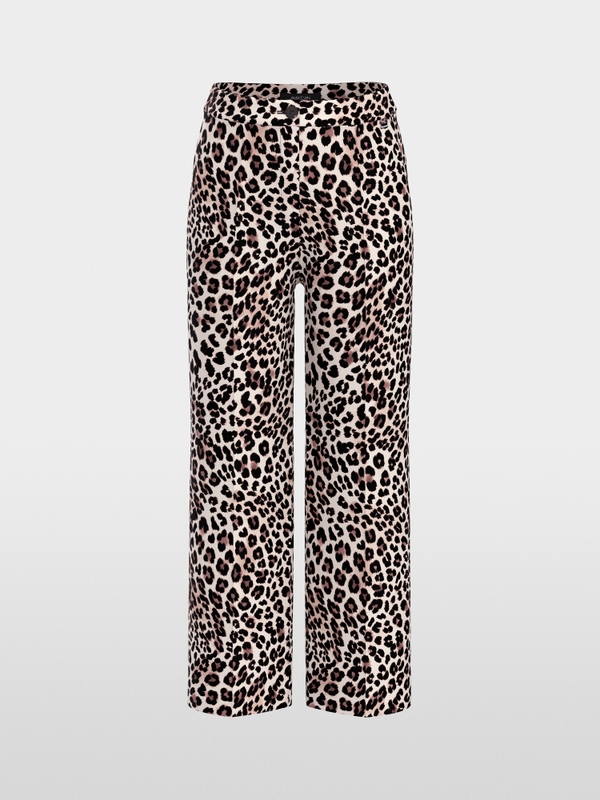 WUKARI wide fit fabric trousers