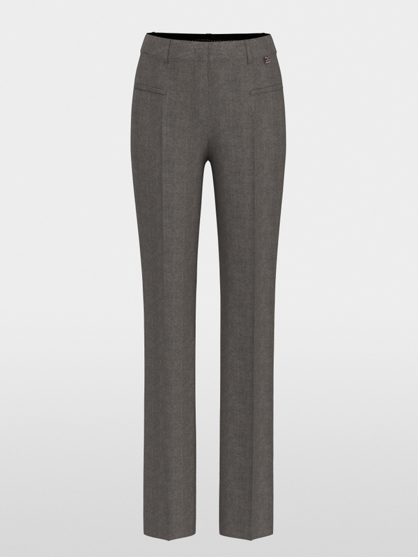 FENDOU feminine fit fabric trousers