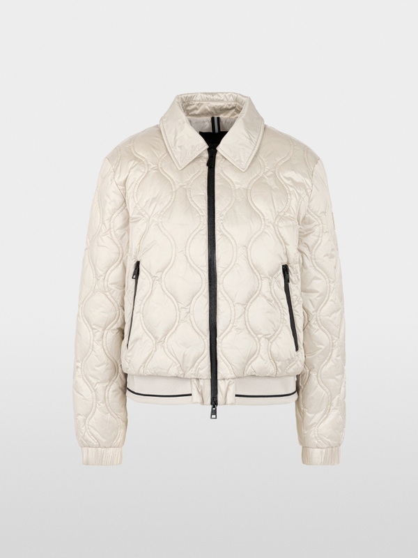 Veste matelassée avec détails contrastés