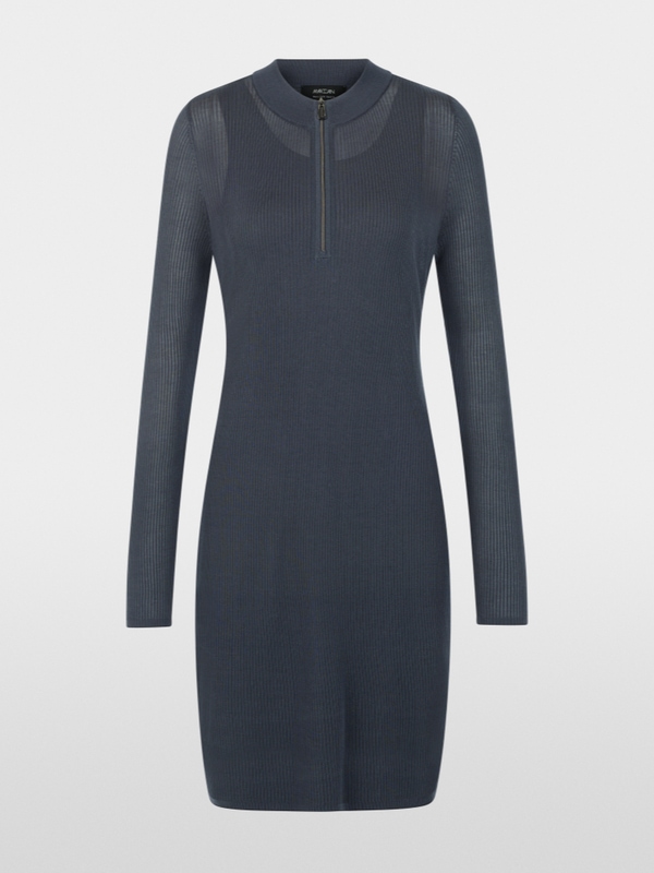 Robe en maille côtelée