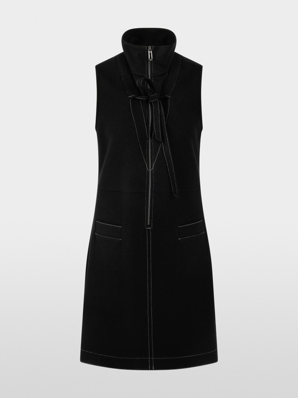 ‘Knitted in Germany’ half-zip dress