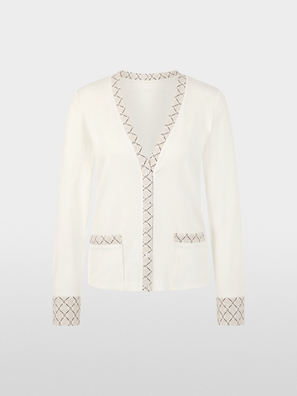 Veste en jersey avec détails imprimés