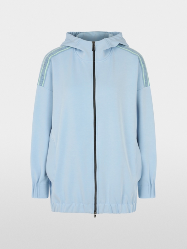 Oversized jersey jacket