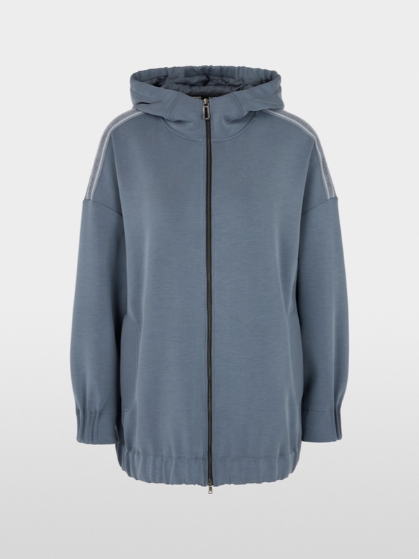 Oversized jersey jacket