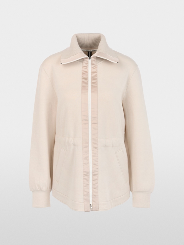 Veste en coton mélangé avec col roulé