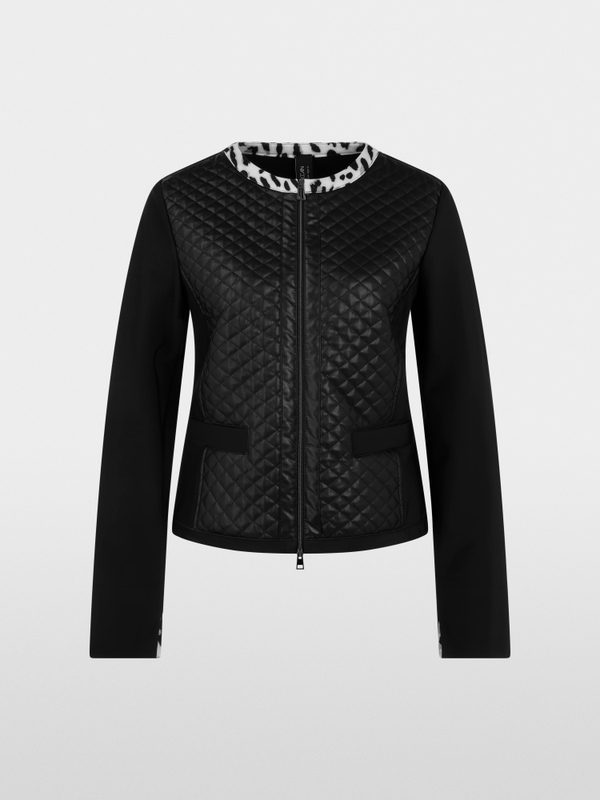 Jacket with contemporary quilted look