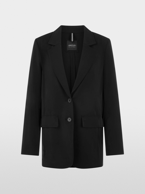 Casual blazer with deep lapels