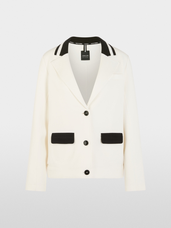 Scuba jersey blazer
