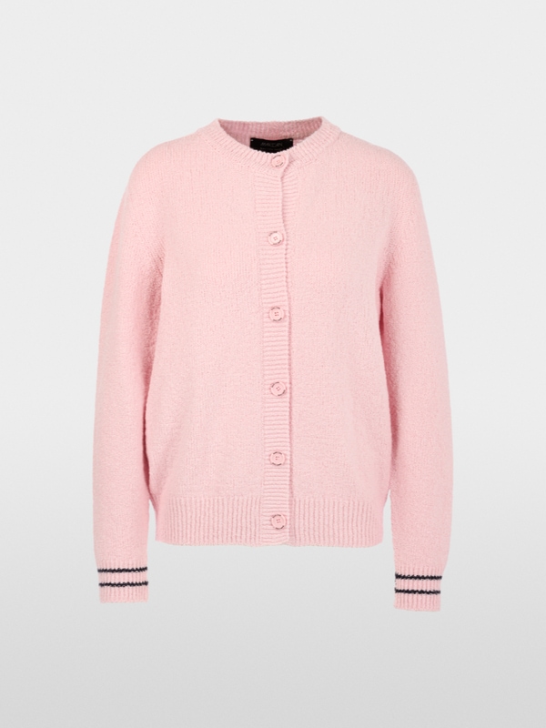 Cardigan uni tricoté en Allemagne